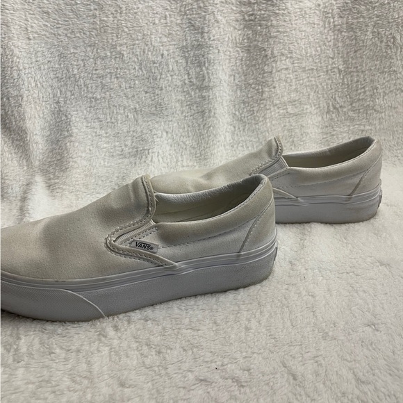 Vans Other - Vans Woman’s White Slip-On Shoes